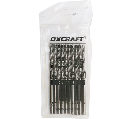 Сверло по металлу (10 шт; 3.5 мм; HSS) OXCRAFT PO000147759