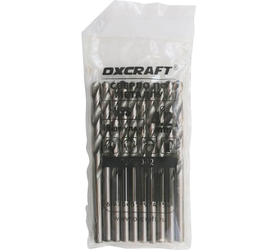Сверло по металлу (10 шт; 4.2 мм; HSS) OXCRAFT PO000147761