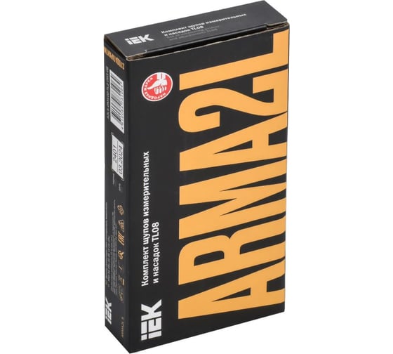 Комплект щупов и насадок IEK ARMA2L 5 TL08 КTL08 A2L5-DM10D-TL2-093-08