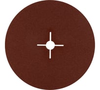 Шлиф диск на фибровой основе Abraforce Brown 125x22мм, Р60, со шлицами AFBRF12522X060