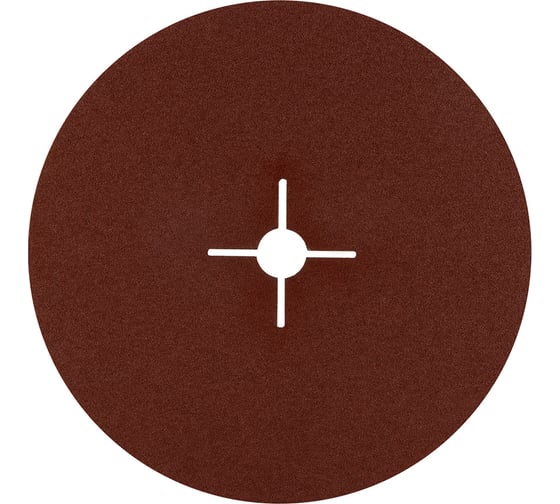 Шлиф диск на фибровой основе Abraforce Brown 125x22мм, Р60, со шлицами AFBRF12522X060