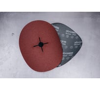 Шлиф диск на фибровой основе Abraforce Brown 125x22мм, Р80, со шлицами AFBRF12522X080