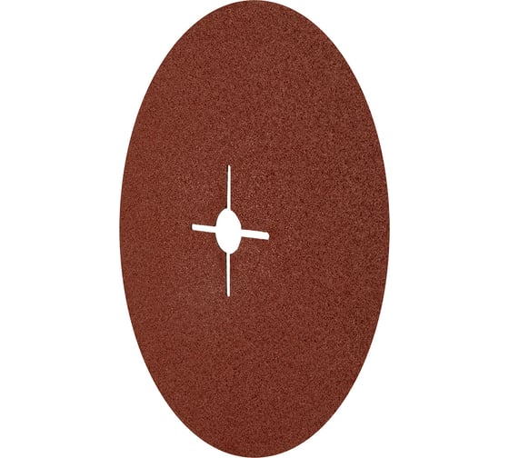 Шлиф диск на фибровой основе Abraforce Brown 125x22мм, Р40, со шлицами AFBRF12522X040