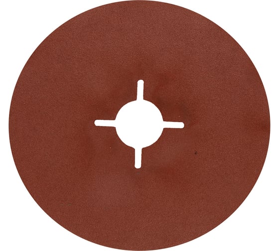 Шлиф диск на фибровой основе Abraforce Brown 125x22мм, Р120, со шлицами AFBRF12522X120 1