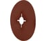 Шлиф диск на фибровой основе Abraforce Brown 125x22мм, Р100, со шлицами AFBRF12522X100 2