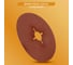 Шлиф диск на фибровой основе Abraforce Brown 125x22мм, Р100, со шлицами AFBRF12522X100 9