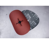 Шлифовальный диск на фибровой основе Abraforce Brown 235x22мм Р100, со шлицами AFBRF23522X100