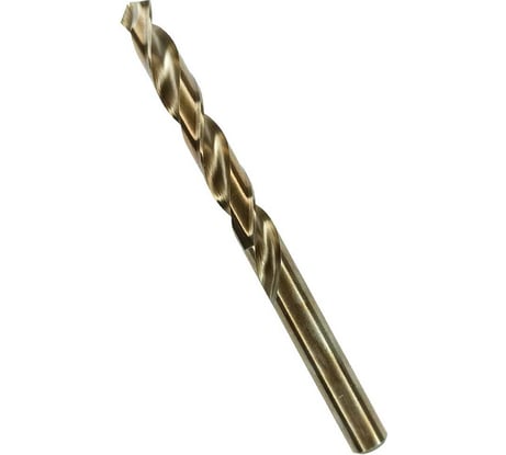 Сверло по металлу vertextools КОБАЛЬТ М35 10ММ 515-10 уп. 5шт
