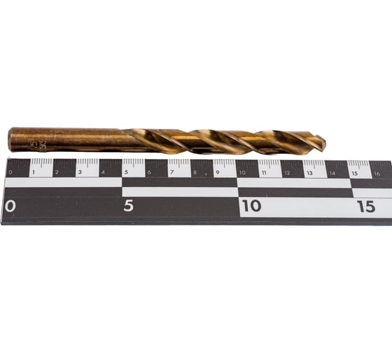 Сверло по металлу (5 шт; 11.5 мм; Р6М5К5) vertextools 515-115