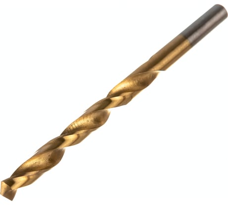 Сверло по металлу (10 шт; 6 мм; Р6М5; покрытие титан+кобальт) vertextools 666-06