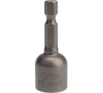 Ключ-насадка REXANT 13х48 мм, 1/4" магнитная уп 20 шт 92-0404