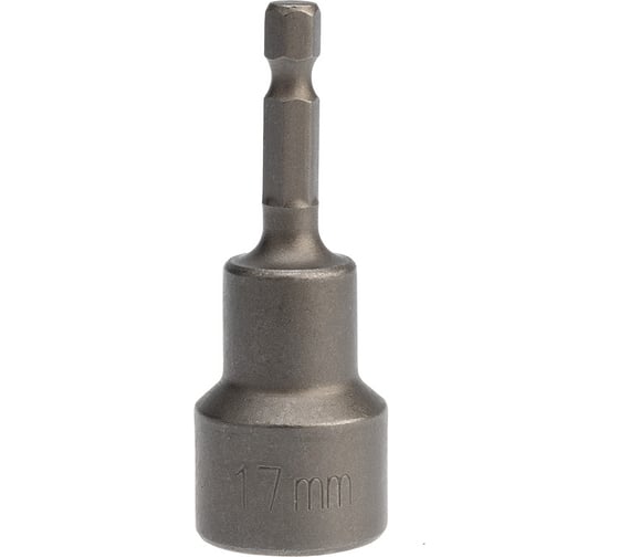 Ключ-насадка REXANT 17х65 мм, 1/4" магнитная уп 5 шт 92-0405 1