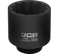 Головка ударная JCB глубокая 1'', 100мм (12 граней) JCB-488120100(61708)