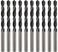 Сверло по металлу REXANT 4.8 мм HSS DIN 338 10 шт 91-0840