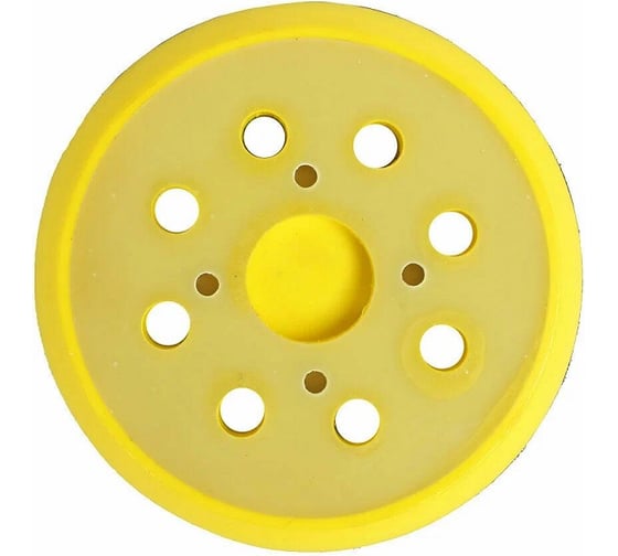 Тарелка опорная для эксцентриковой шлифмашины Yellow Pad 125 мм Diamond Industrial DIDEX125KYEL