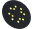 Тарелка опорная для эксцентриковой шлифмашины Yellow Pad 125 мм Diamond Industrial DIDEX125KYEL 4