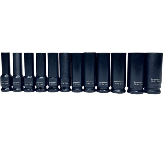 Набор длинных ударных головок STANKO 1/2", 10-24 мм CS122312