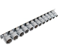 Набор головок торцевых Thorvik S12S1112SM 3/8DR на держателе, 8-19 мм, 12 предметов 054359