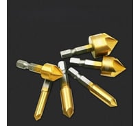 Набор зенкеров Vitatools 6 штук, 19мм,16мм,12мм,9мм, 8 и 6мм, по дереву и металлу sverla-s-zenkerom-6sht-6-19mm