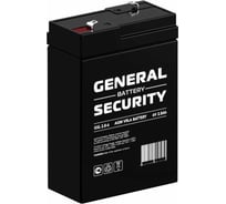 Аккумулятор для ИБП GENERAL SECURITY GSL2.8-6 6В 2,8 Ач УТ-00001389