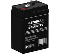 Аккумулятор для ИБП GENERAL SECURITY GSL4.5-6 6В 4,5 Ач УТ-00001393
