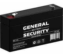 Аккумулятор для ИБП GENERAL SECURITY GSL1.3-6 6В, 1,3 Ач УТ-00001386