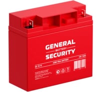 Аккумуляторная батарея GENERAL SECURITY GS18-12 12В 18 Ач УТ-00000509