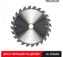 Пильный диск по дереву MOLOT 190х30х20, 24 зуба 19024111