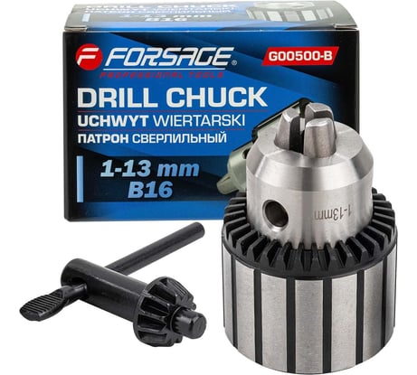 Патрон цанговый для дрели Forsage (1-13мм, B16)  F-G00500-B(61399)