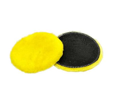 Диск полировальный из натурального меха желтый Menzerna 150 мм Velcro , YS150NV