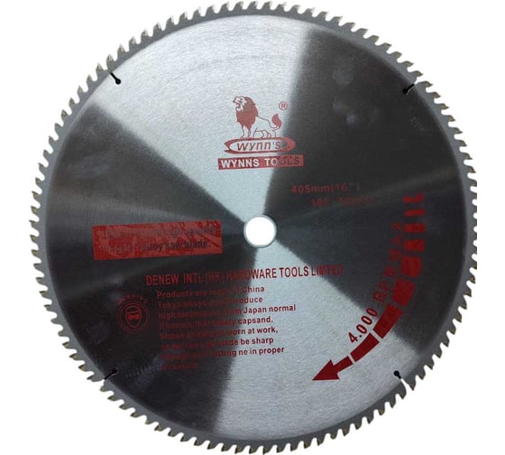 Диск пильный твердосплавный WYNNS W0048 Tools 405/400, 30мм, z100 00000019930