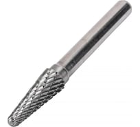 Борфреза твердосплавная Diamond Industrial тип L 10x25 мм S=6 мм коническая закругленная DIDBFL1025