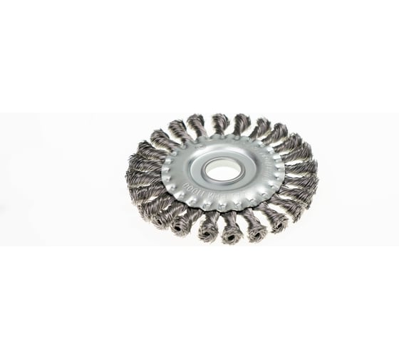Щетка дисковая для УШМ Tiger Abrasive 125-22мм, витая проволока 00-00003197