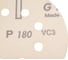 Диск шлифовальный NORTON Clipper Velcro, 8 отверстий, 125мм, P180, 5шт 66261118238 5