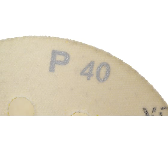 Диск шлифовальный NORTON Clipper Velcro, 8 отверстий, 125мм, P40, 5шт 66261118234