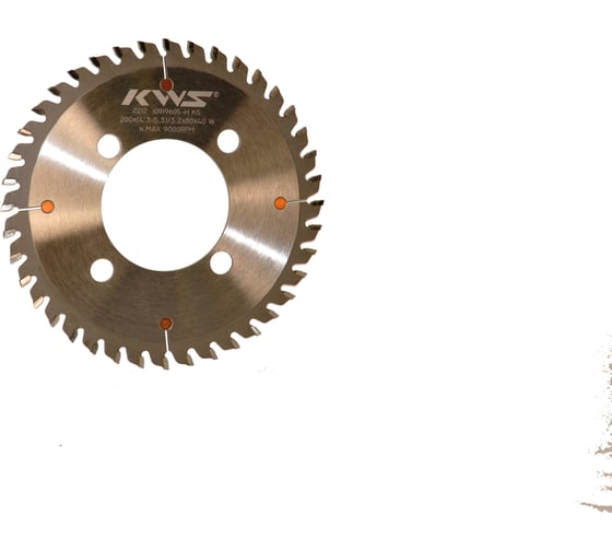 Диск пильный подрезной KWS 200х80х4.3-5.3/3.2х40T W 2/14/110 K5 02050-200804353040W 1
