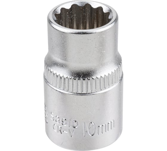 Головка 12-гранная JCB 10 мм, 3/8''DR JCB-53910(61805) 1