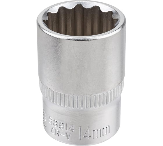 Головка 12-гранная JCB 14 мм, 3/8''DR JCB-53914(61813)