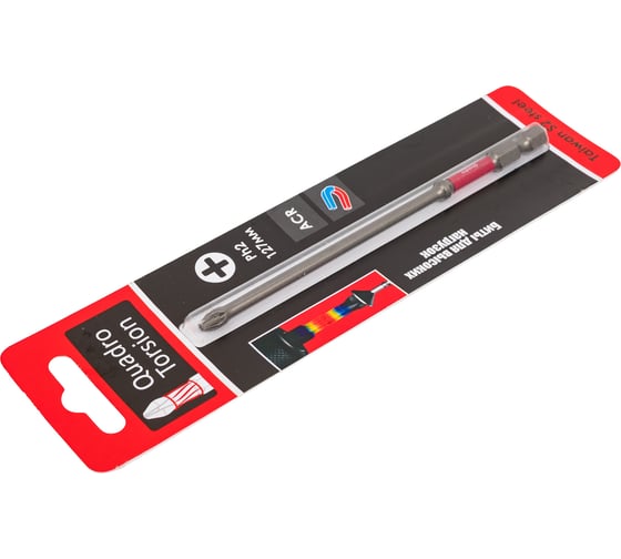Бита Quadro Torsion 1/4 E6,3 магн., S2, ACR, Ph2, 127мм, 1 шт. 412127-1