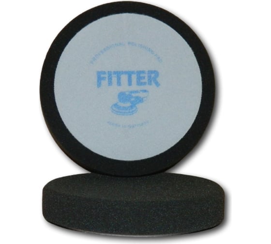 Круг полировальный 150/30 мм, черный, финишный №4 FITTER F/LOGO/№4