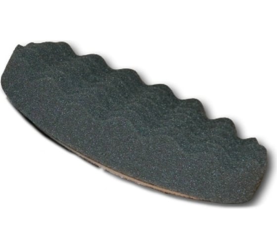 Круг полировальный 150/30 мм, черный, финишный рифленый №5 FITTER F/LOGO/№5R 1