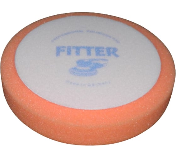 Круг полировальный 150/30 мм, оранжевый, универсальный №2 FITTER F/LOGO/№2 1
