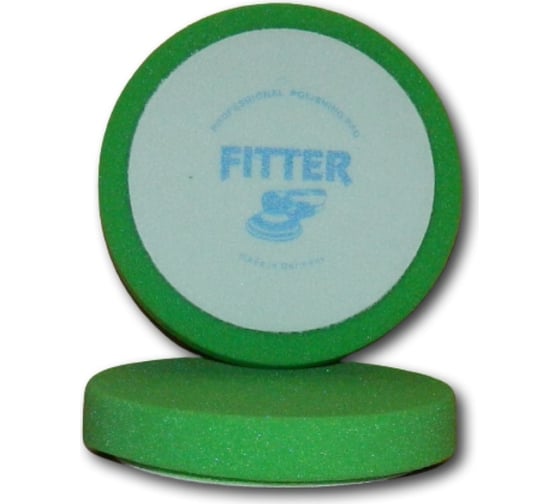 Круг полировальный 150/30 мм, зеленый, универсальный FITTER F/LOGO/GREEN