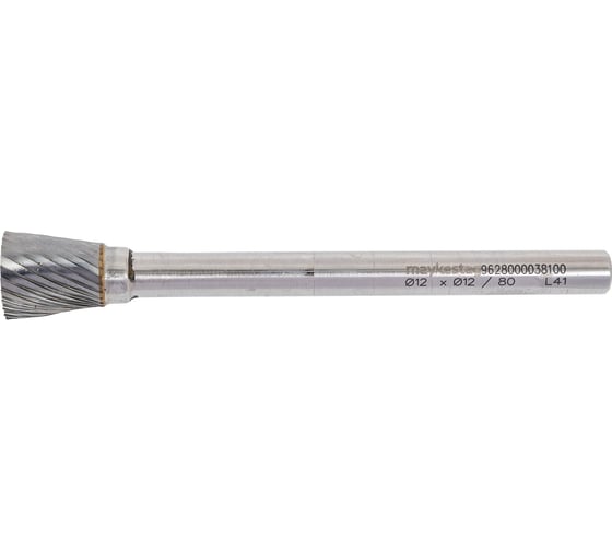 Бор-фреза ALPEN WKN s7813, 12x12/80 мм, размер 3, S6 мм, спец.изделие с удл.хвостовиком 96280000381 1