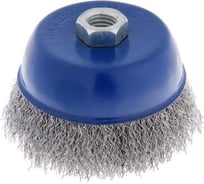 Щетка чашечная по металлу Ring ДЛЯ УШМ, гофрированная проволока, 150 мм х М14, 247671
