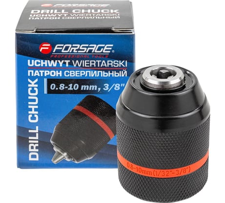 Патрон цанговый для дрели Forsage 1-10мм, 3/8" F-G00520(61410)