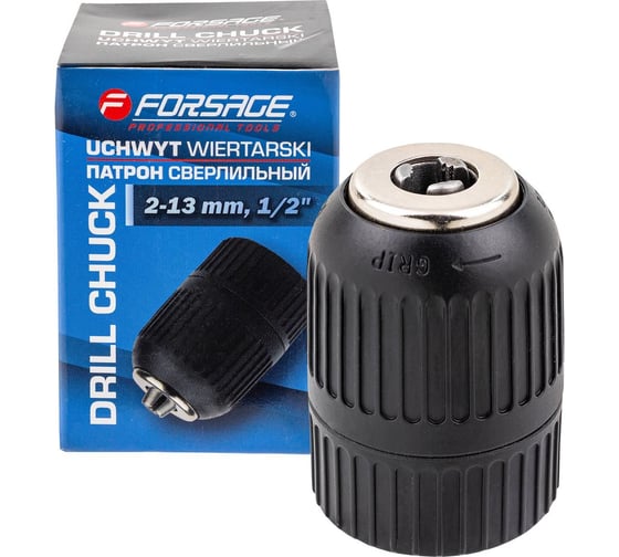 Патрон цанговый для дрели Forsage 2-13мм, 1/2" F-G00510(61409)