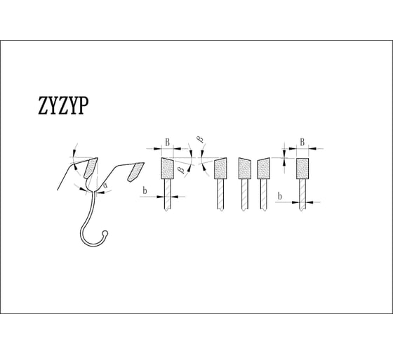 Диск пильный пазовый KWS 150х30х8.0х20T ZYZYP 3000 05030-15030080020ZYZYP
