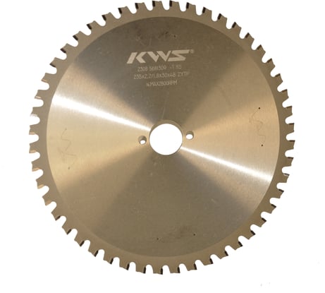 Диск пильный KWS для обработки стали 235х30х2.2/1.8х48T ZYTP К5 Chip Limiter 10025-99976614