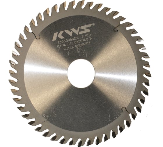 Диск пильный KWS HM для обработки кромки 150х30х4.0/3.0х48T W K5+ 09051-99969444 1